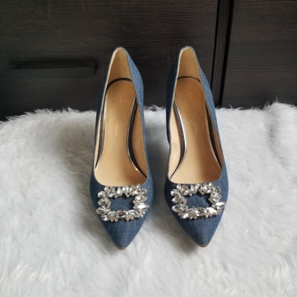 jessica simpson denim pumps